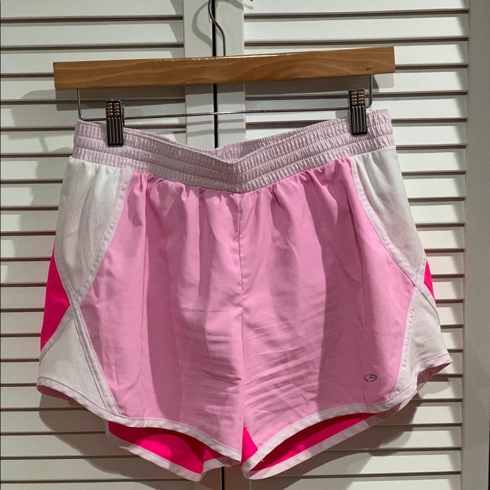 Pink sport shorts